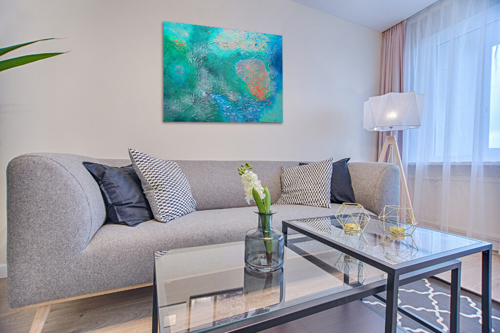 STYX - 80X60 - Peinture abstraite sur toile de Gil MAS